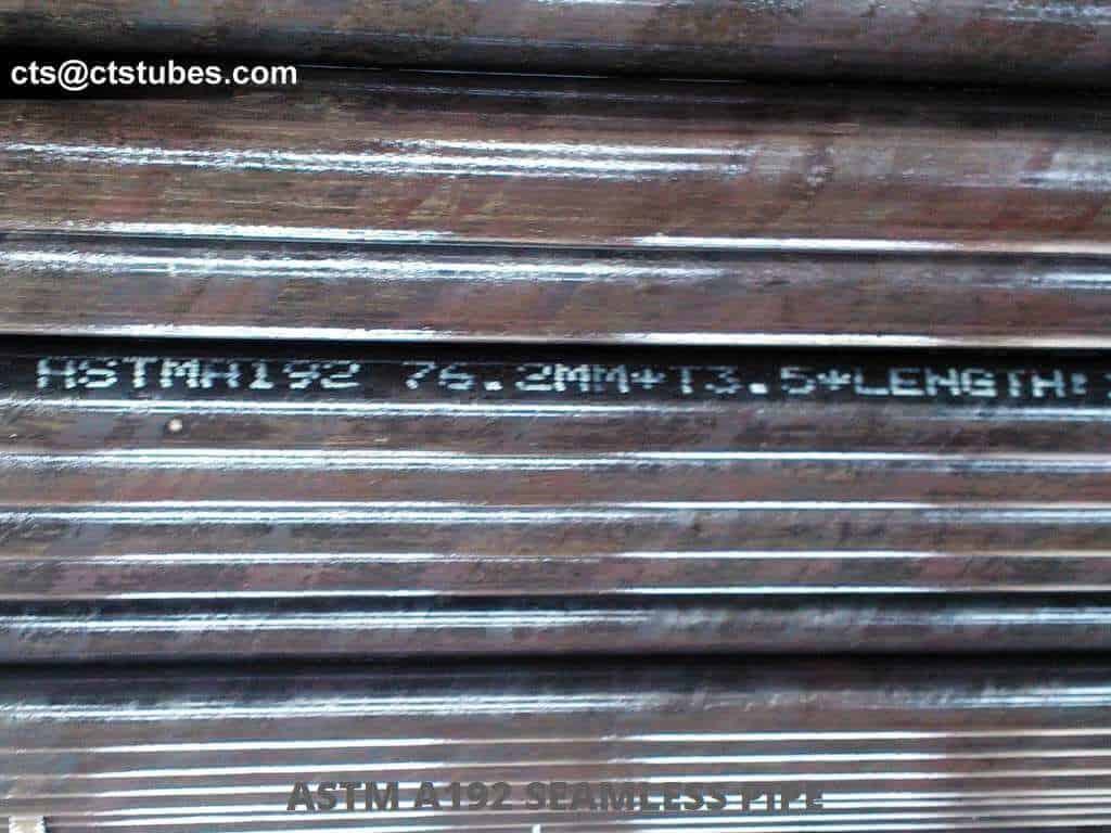 ASTM A192 ASME SA192 Seamless Boiler Tubes 76.2*3.5mm