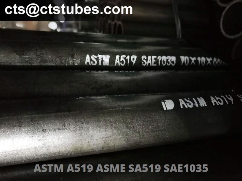 ASTM A519 ASME SA519 SAE1035 Seamless Tubes 70*10