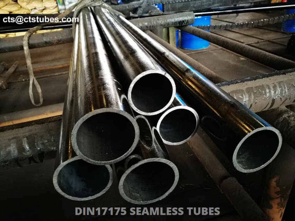DIN17175 ST45.8 Seamless Tubes Inspected and Ready for Packing