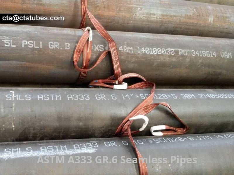 ASTM A333 GR.6 Seamless Pipes Marking