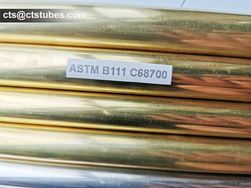 Aluminum Brass Tubes C68700 CuZn20Al2 CZ110
